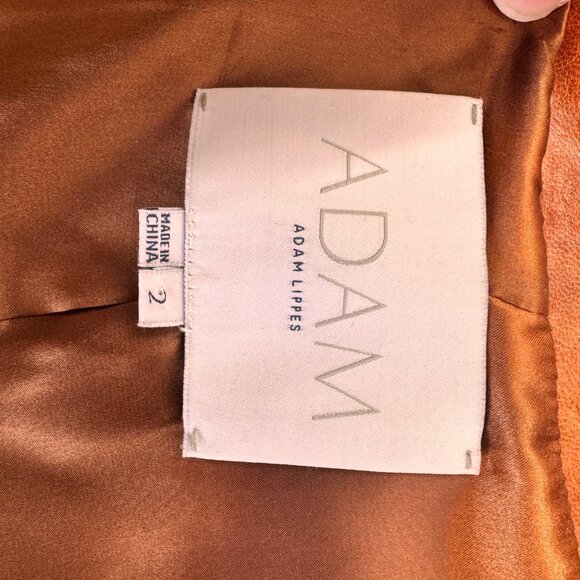 Designer - ADAM BY ADAM LIPPES Leather Evening Jacket Size 4 to 6 - Picture 6 of 8